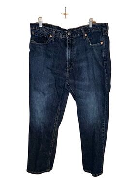Levi’s 541 Athletic Fit Jeans Mens 38x29 Dark Wash Tapered Stretch Denim